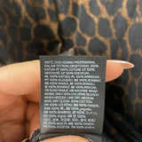 H&M WOMEN'S BLOUSE/SHIRT animal print XL