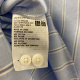 UNIQLO WOMEN'S BLOUSE/SHIRT blue white XL