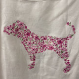PINK VS WOMEN'S TOP cream pink L