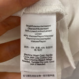 DKNY WOMEN'S BLOUSE/SHIRT white L
