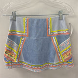 LUCKY IN LOVE WOMEN'S ACTIVE BOTTOM blue orange yellow XS