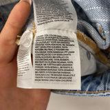 H&M WOMEN'S SHORTS blue white 0