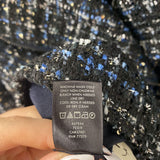 ANN TAYLOR WOMEN'S BLAZER/JACKET blue silver black 10