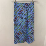 URBAN OUTFITTERS WOMEN'S SKIRT blue green multi XS