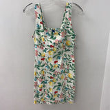 OLD NAVY WOMEN'S DRESS white green yellow multi XS