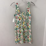 OLD NAVY WOMEN'S DRESS white green yellow multi XS