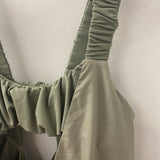 FREE PEOPLE WOMEN'S ACTIVE DRESS olive XS