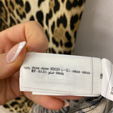 ZARA WOMEN'S DRESS animal print XS