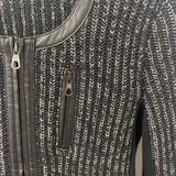 RAG & BONE WOMEN'S CARDIGAN black white stripe XS