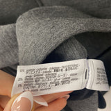 ZARA WOMEN'S COAT two tone grey L
