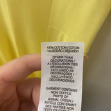 LACOSTE WOMEN'S DRESS yellow S/38