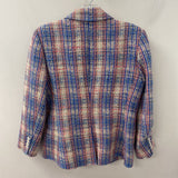 DEREK LAM 10 CROSBY WOMEN'S BLAZER/JACKET blue pink white 8