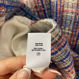 DEREK LAM 10 CROSBY WOMEN'S BLAZER/JACKET blue pink white 8