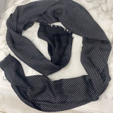 Banana Republic WOMEN'S SCARF/SHAWL black white