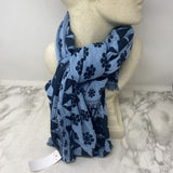 WOMEN'S SCARF/SHAWL blue navy