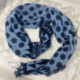 WOMEN'S SCARF/SHAWL blue navy