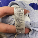 DIESEL WOMEN'S SCARF/SHAWL white blue stripe