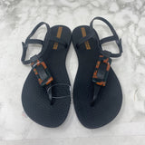 IPANEMA WOMEN'S SANDALS black orange 8