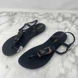 IPANEMA WOMEN'S SANDALS black orange 8