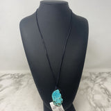 WOMEN'S NECKLACE turquoise black