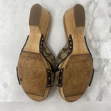 COACH WOMEN'S SANDALS brown beige 9ish