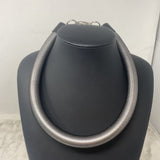 WOMEN'S NECKLACE black silver