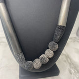 WOMEN'S NECKLACE black grey
