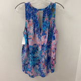 REBECCA TAYLOR WOMEN'S BLOUSE/SHIRT pink blue 10