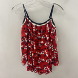 PARKER WOMEN'S BLOUSE/SHIRT red white blue M
