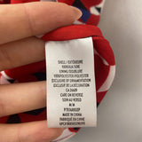 PARKER WOMEN'S BLOUSE/SHIRT red white blue M
