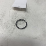 PANDORA WOMEN'S RING black silver 6