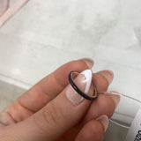 PANDORA WOMEN'S RING black rose gold 5.75