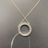 PANDORA WOMEN'S NECKLACE silver clear