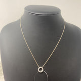 PANDORA WOMEN'S NECKLACE silver clear