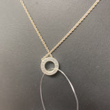 PANDORA WOMEN'S NECKLACE silver clear
