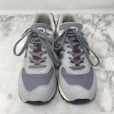 NEW BALANCE WOMEN'S SNEAKERS grey burgundy 9.5