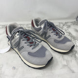 NEW BALANCE WOMEN'S SNEAKERS grey burgundy 9.5