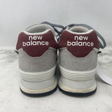 NEW BALANCE WOMEN'S SNEAKERS grey burgundy 9.5