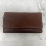 WOMEN'S WALLET/WRISTLET brown