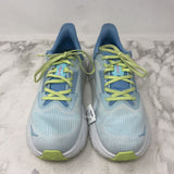 HOKA WOMEN'S SNEAKERS white blue lime 10.5