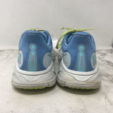 HOKA WOMEN'S SNEAKERS white blue lime 10.5