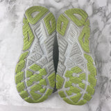 HOKA WOMEN'S SNEAKERS white blue lime 10.5