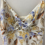 EVER NEW melbourne WOMEN'S DRESS white yellow periwinkle 6