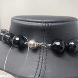 925 WOMEN'S NECKLACE black