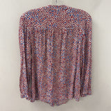 OLSEN WOMEN'S BLOUSE/SHIRT white heart print S/6