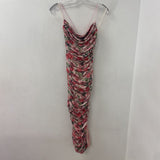 WOMEN'S DRESS pink floral S