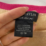 Lord & Taylor WOMEN'S CASHMERE camel pink XS