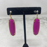 KENDRA SCOTT WOMEN'S EARRINGS gold pink