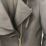 Banana Republic WOMEN'S BLAZER/JACKET black silver sparkle 8
