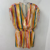 CALVIN KLEIN WOMEN'S ROMPER multi colour stripe M